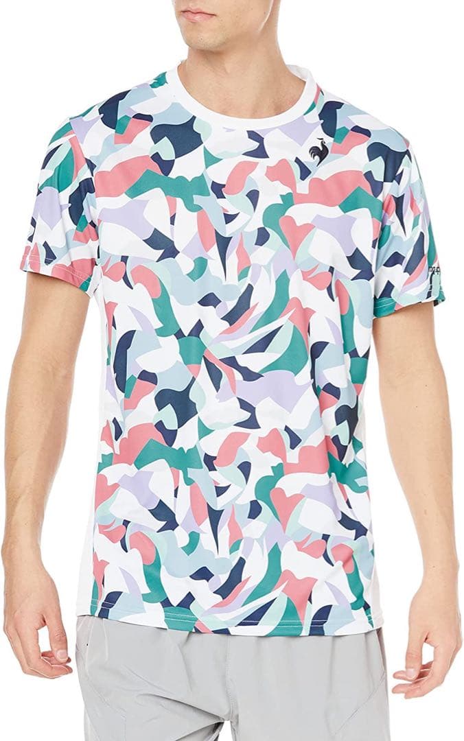 ルコックスポルティフ テニスウェア 半袖Tシャツ QTMVJA00 メンズL新品