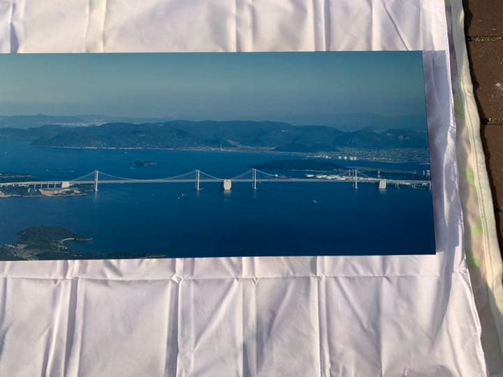 瀬戸大橋　掛け　写真　1メートル80センチ
