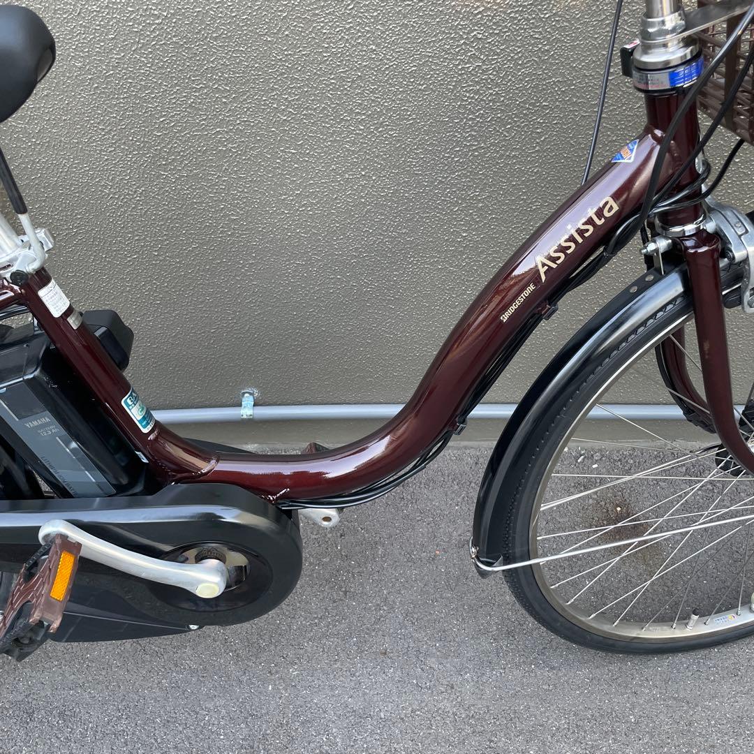 ブリヂストン電動アシスト自転車26インチブラウン