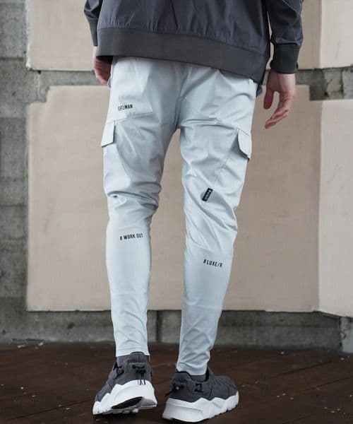 LUXE/R GOLF ストレッチ布帛カーゴパンツ 45940ICEM