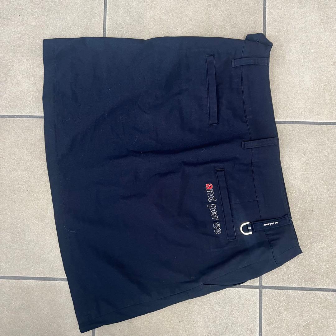 and per se アンパスィ　セットアップ　レディース　シャツ　スカート　L