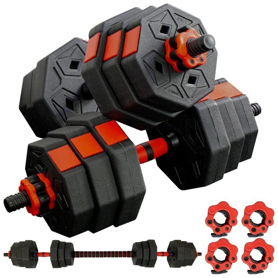 ダンベル 可変式 20kg 可変式ダンベル 2個セット 多機能 40kg