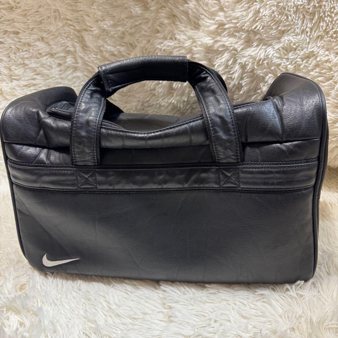 NIKE GOLF ボストンバッグ　フェイクレザー　ブラック　2way