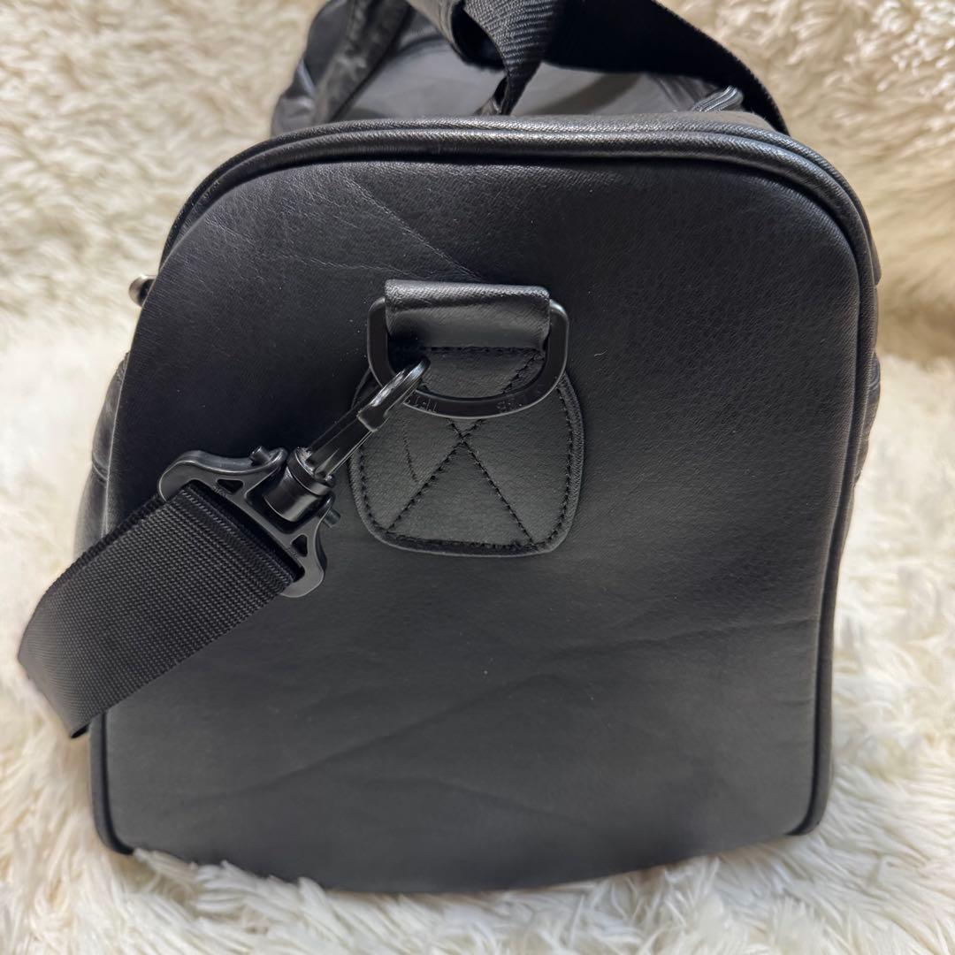 NIKE GOLF ボストンバッグ　フェイクレザー　ブラック　2way