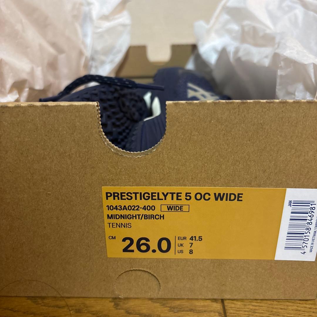 ASICS PRESTIGELYTE 5 OC WIDE未使用26cm