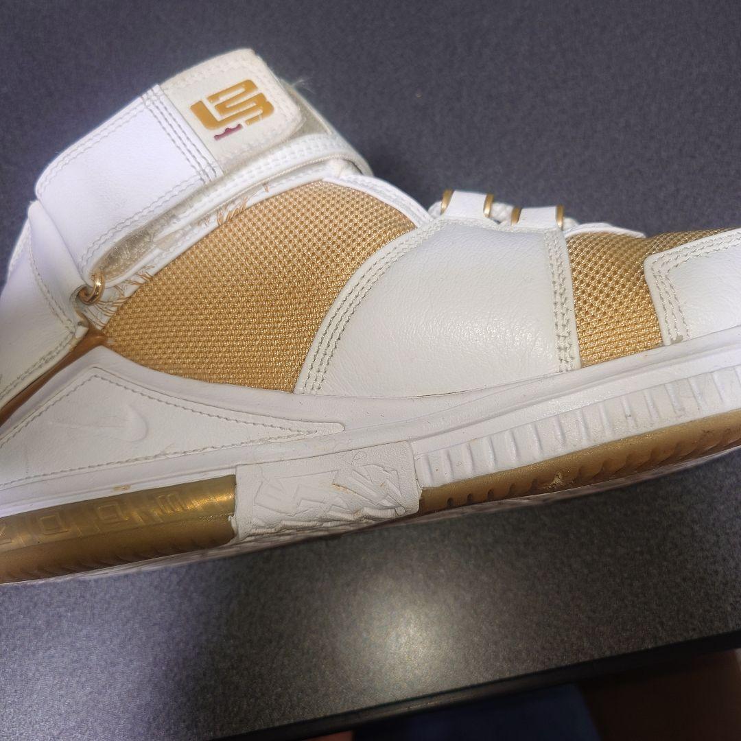シューズ(男性用) Nike Zoom LeBron 2 \"llic Gold/White\"