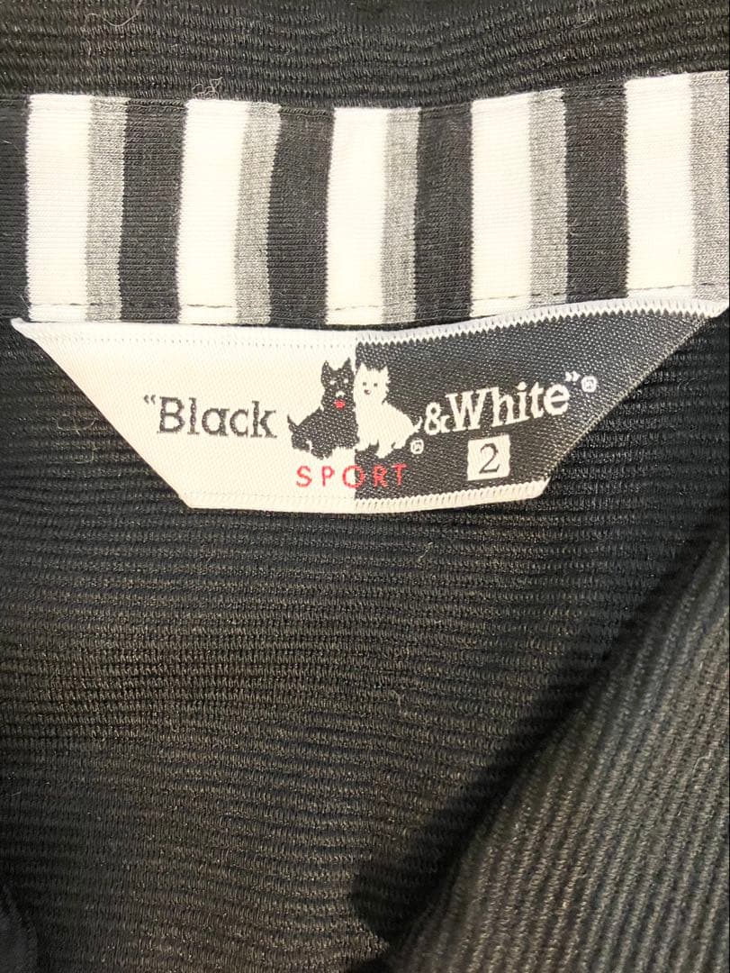 0167 Black＆Whiteブラックアンドホワイト　ゴルフウェア ワンピース