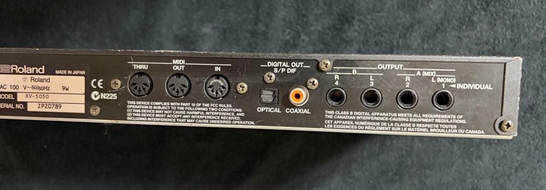 Roland xv-5050 音源モジュール