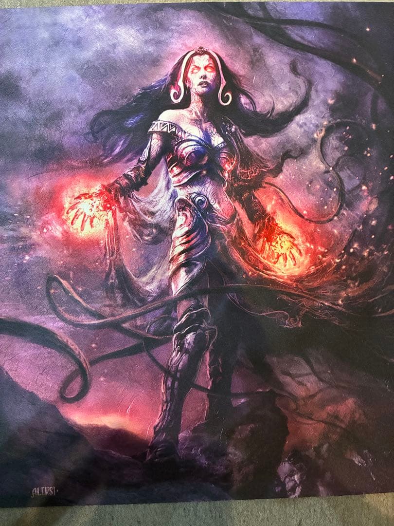 MTG ウルトラプロ公式 Kickstarter限定プレイマット 初代リリアナ