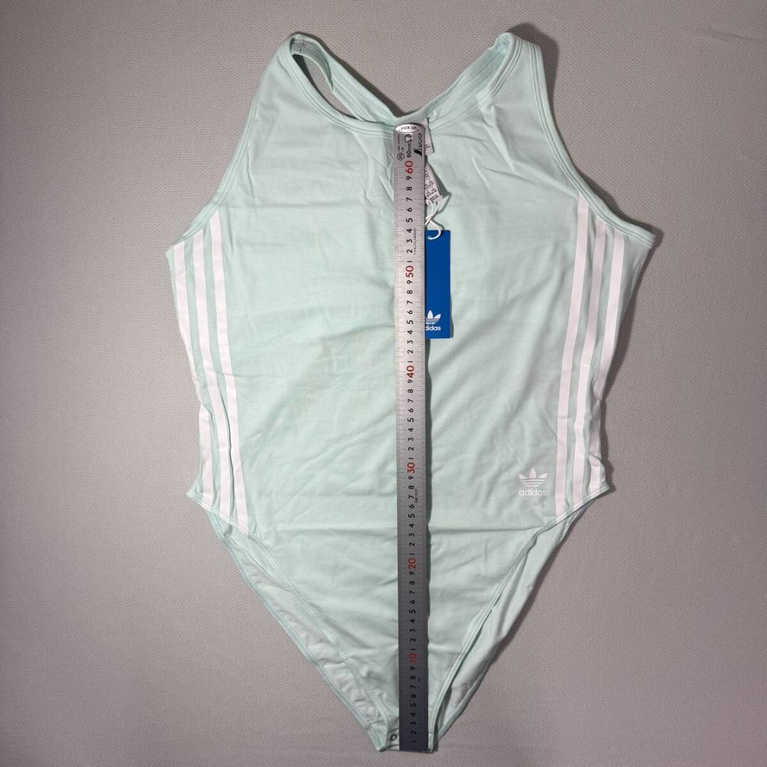 adidas ボディスーツ レオタード コットン LightBlue 海外2XL