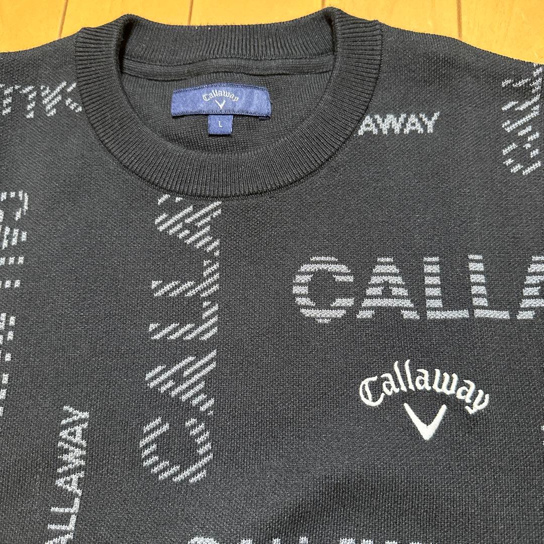 Callaway ブラック セーター Lサイズ