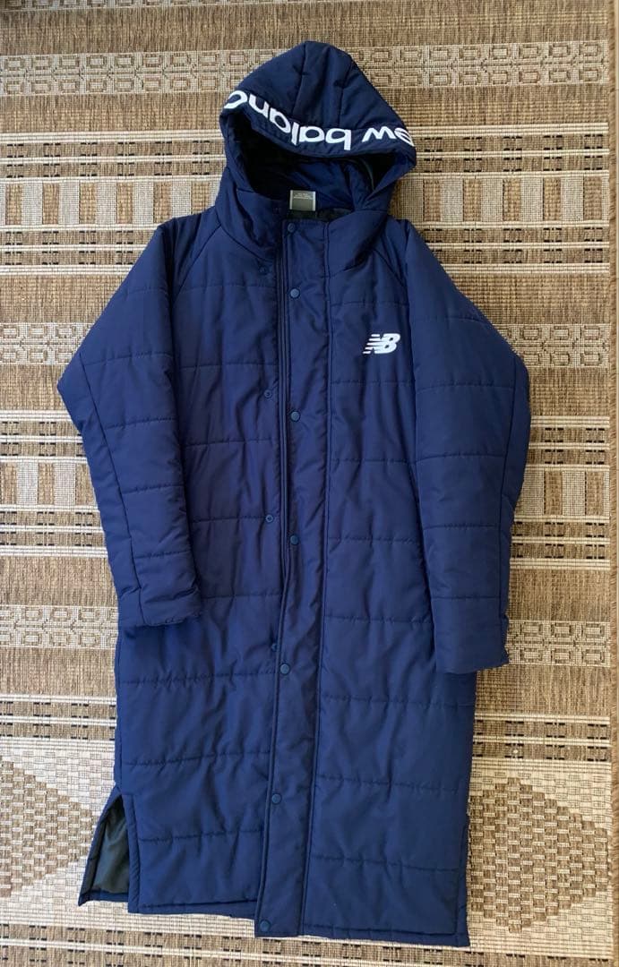 【新品未使用】New Balance/ネイビー/ベンチコート/メンズM