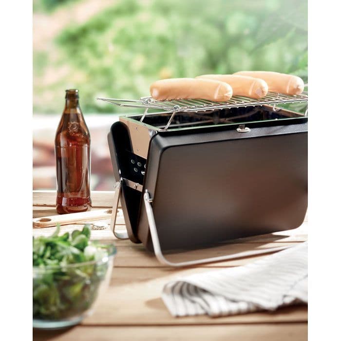 ポータブルバーベキューグリル 30cm BBQ コンパクト アタッシュケース型