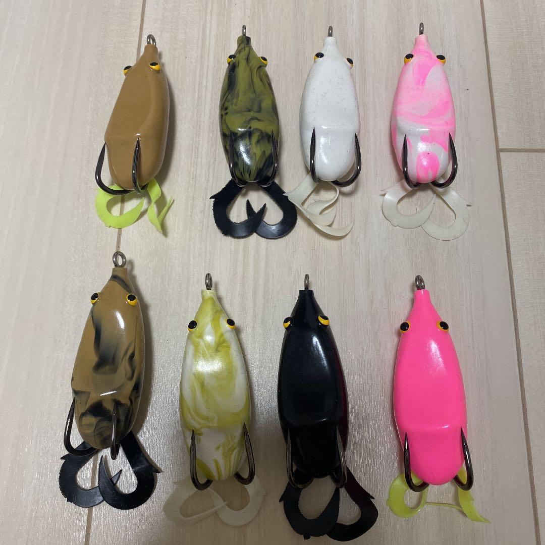雷魚用フロッグ　ウィップラッシュファクトリーFOD 8個