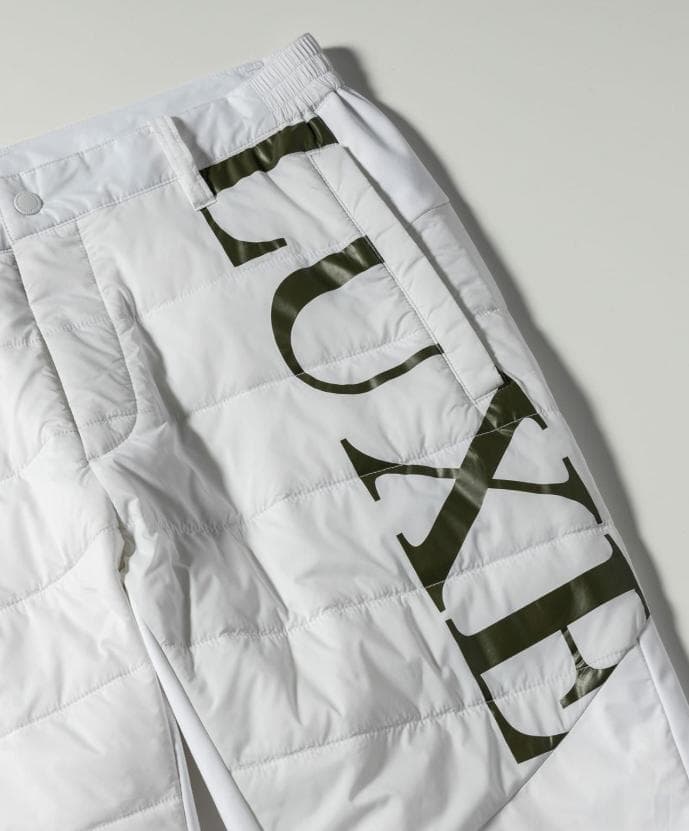 【新品】LUXEAKMPLUS 中綿ナイロンロングパンツ　M