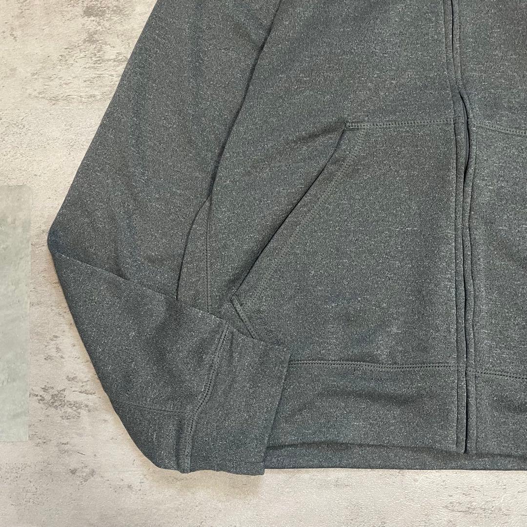 美品 NIKE セットアップ パーカー 金 刺繍 ロゴ グレー S 上下 ウェア