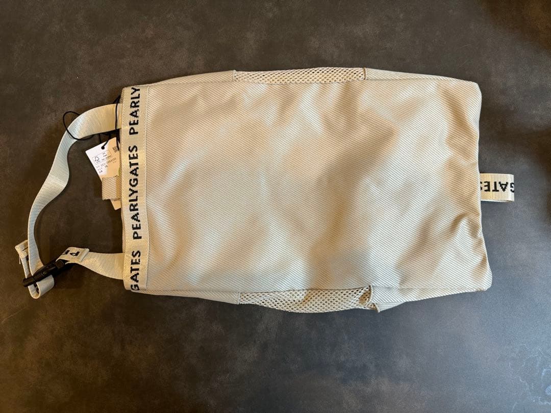 新品　PEARLYGATES シューズケース ベージュ