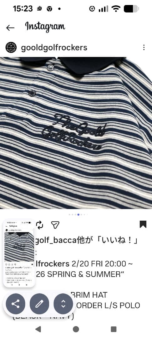 GOOLD GOLF ROCKERS 　ネイビー