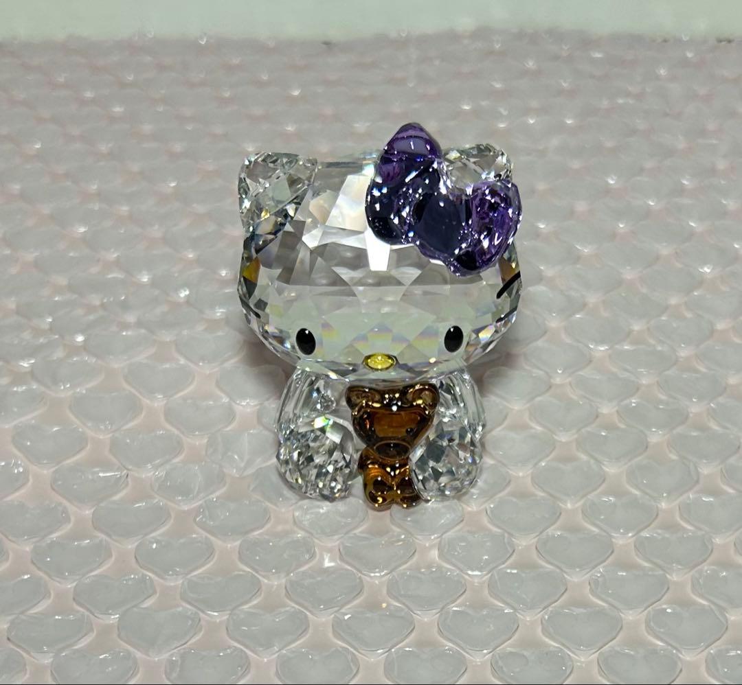 【レア】 ハローキティ スワロフスキー ベア 置物 SWAROVSKI