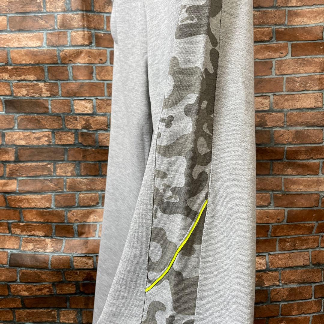 PUMA プーマ　スウェット　セットアップ　パーカー　上下　迷彩　ドクロ　グレー