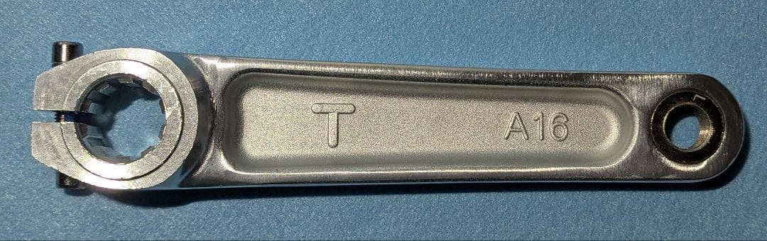 SKEACE ピスト用クランクセット 165mm 48T BB付属　シルバー