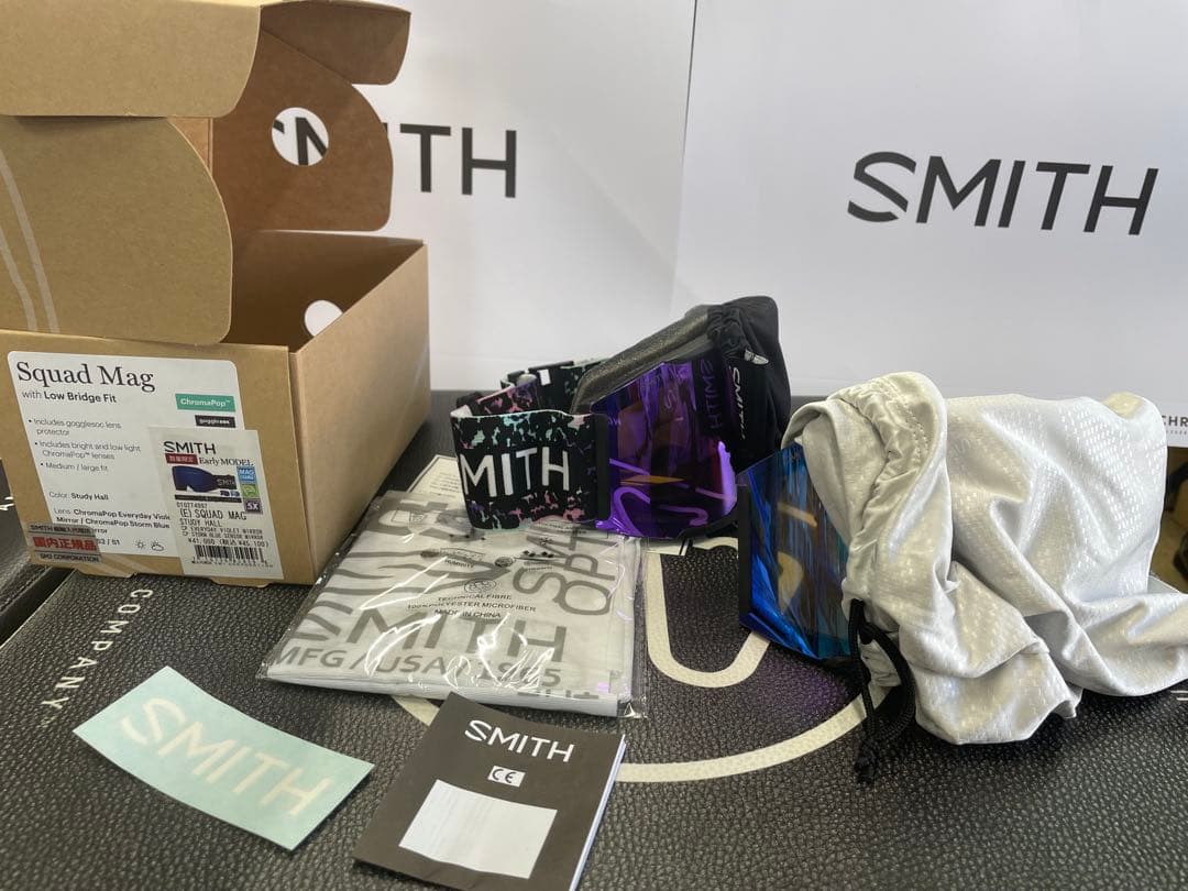 SMITH SQUAD XL ブラック 24-25モデル【国内正規品】