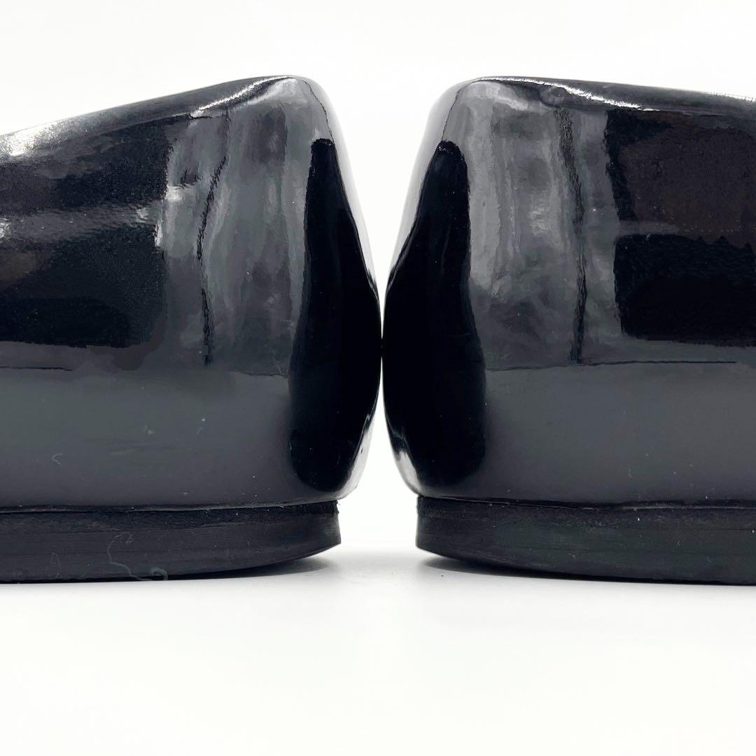 美品　Ferragamo ヴァリナ バレリーナシューズ　キルティング　23.5㎝