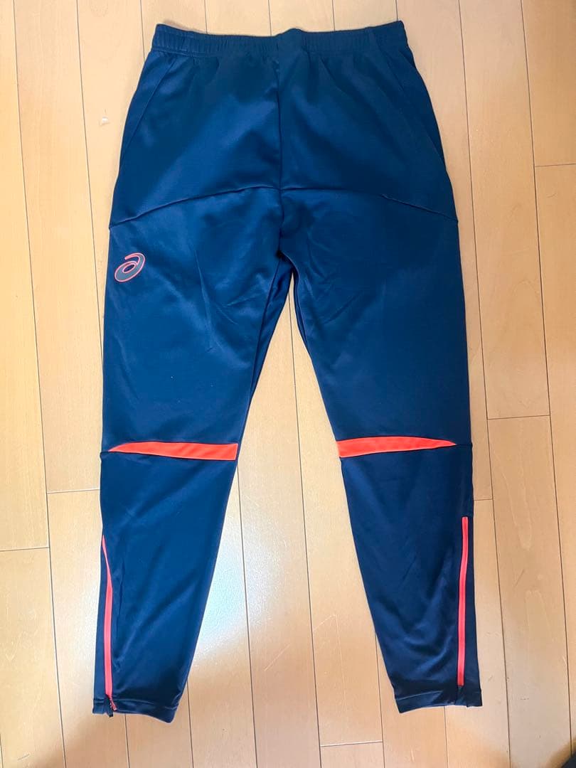 asics ウィンドバリアハーフジップトップ&パンツ上下セット XL