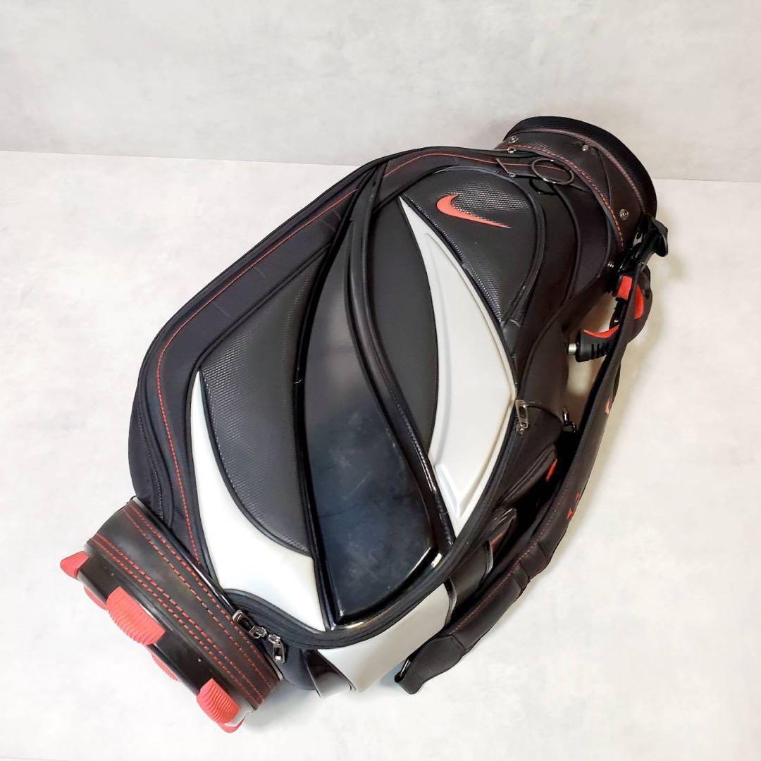 【美品】NIKE ナイキ キャディバッグ ゴルフバッグ ゴルフ用品 ブラック