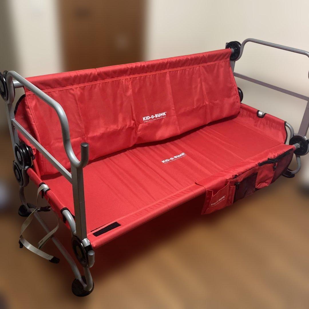 キャンプ用　多機能ポータブル2段ベッド　アウトドア　KID-O-BUNK 災害用