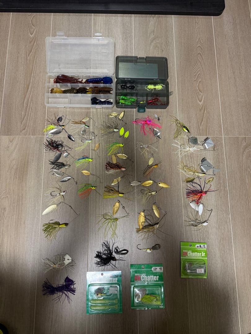 バス釣り完全引退セット　メーカー詰め合わせ