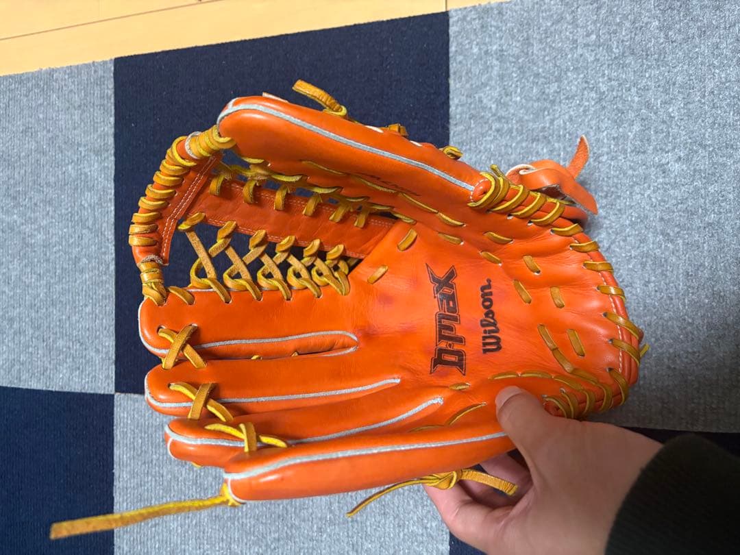 Wilson 軟式グローブ オレンジ