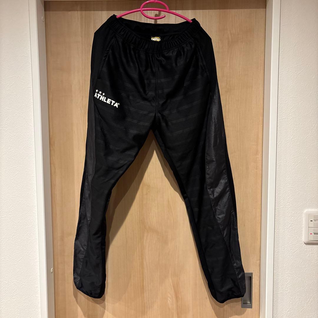 極美品ATHLETA ブラック ジャージ上下セットアップ Mサイズ