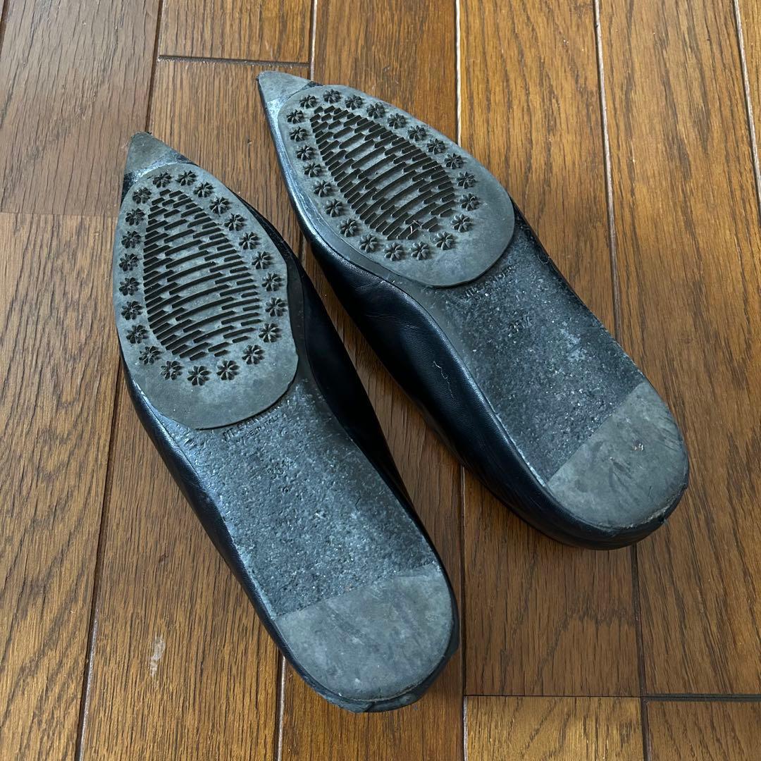 JIL SANDER ジルサンダーポインテッドフラットバレエシューズ 35.5