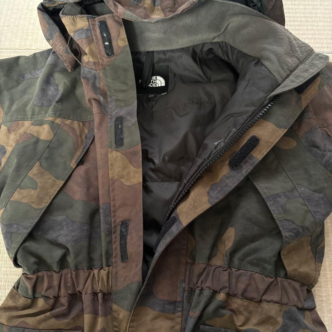 THE NORTH FACE 迷彩 ジャンプスーツ スノーウェア