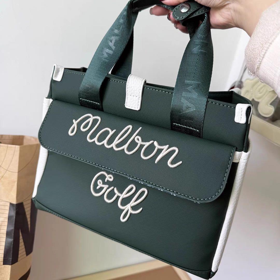 ⭐️ Malbon golf マルボン ゴルフ カートバック トート グリーン