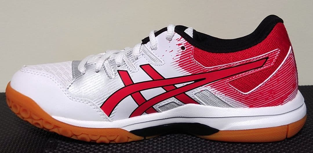 ASICS GEL-ROCKET 9 ホワイト/クラシックレッド 23.0 cm