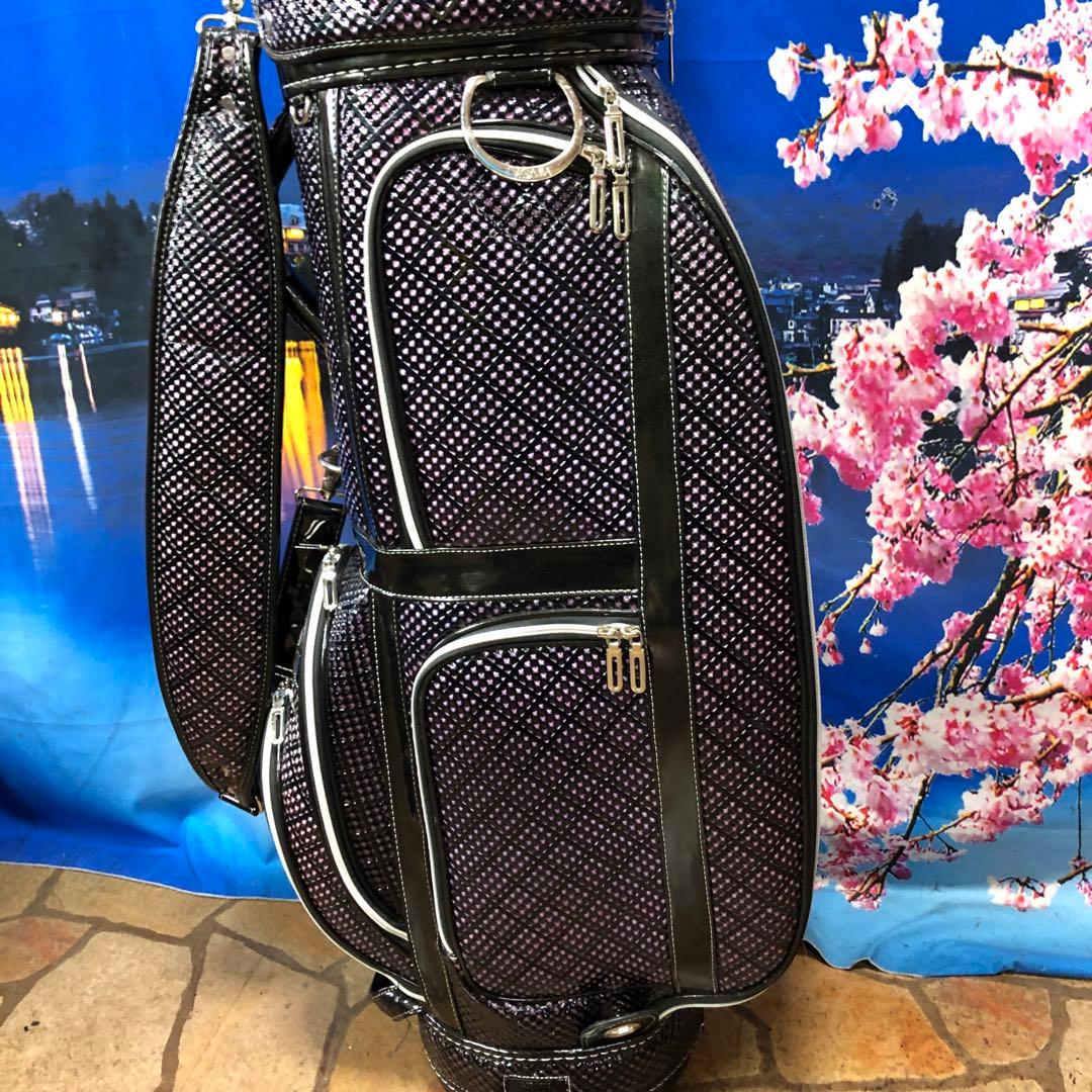 寶BU-1110 HONMA ホンマ キャディバッグ ブラック/パープル