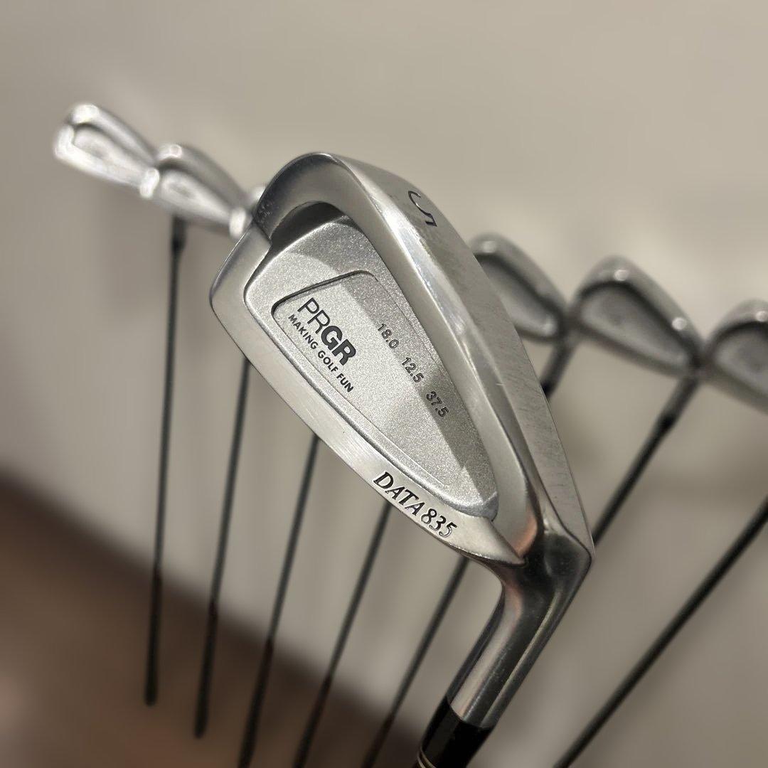レディースA PRGR DATA835 アイアン8本　プロギア