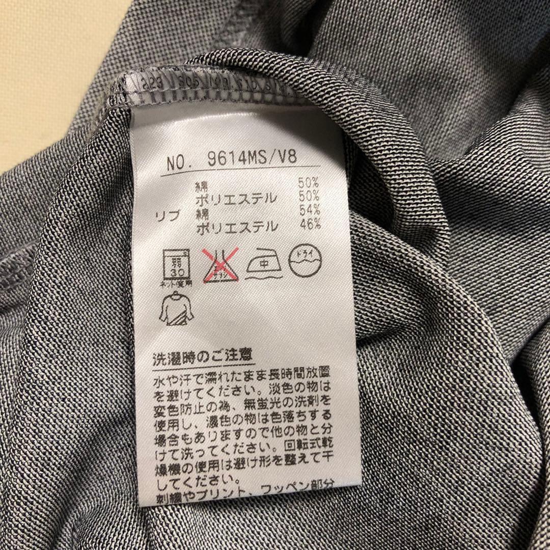 アンパシィ ゴルフ シャツ ポロシャツ 日本製 グレー Lサイズ