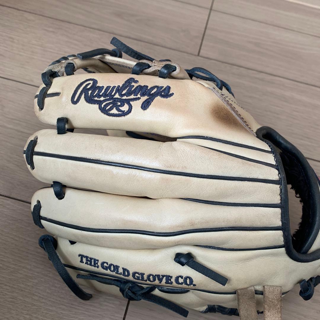 Rawlings 軟式野球グローブ クリーム色