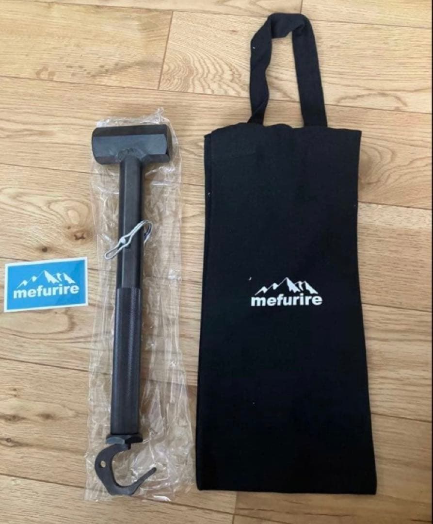 【新品未使用】Makuake ペグハンマー　力不要のテント撤収！