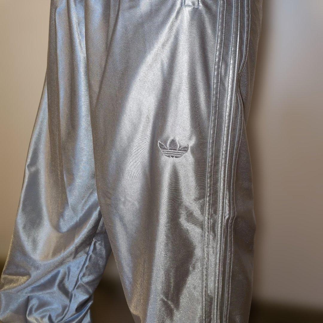 【レア】adidas　シルバートラックパンツ　2XS　トレフォイルロゴ