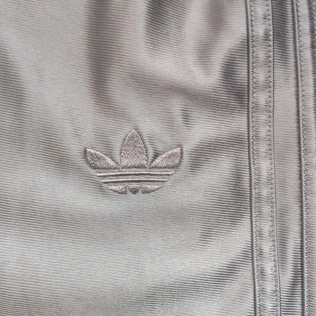 【レア】adidas　シルバートラックパンツ　2XS　トレフォイルロゴ