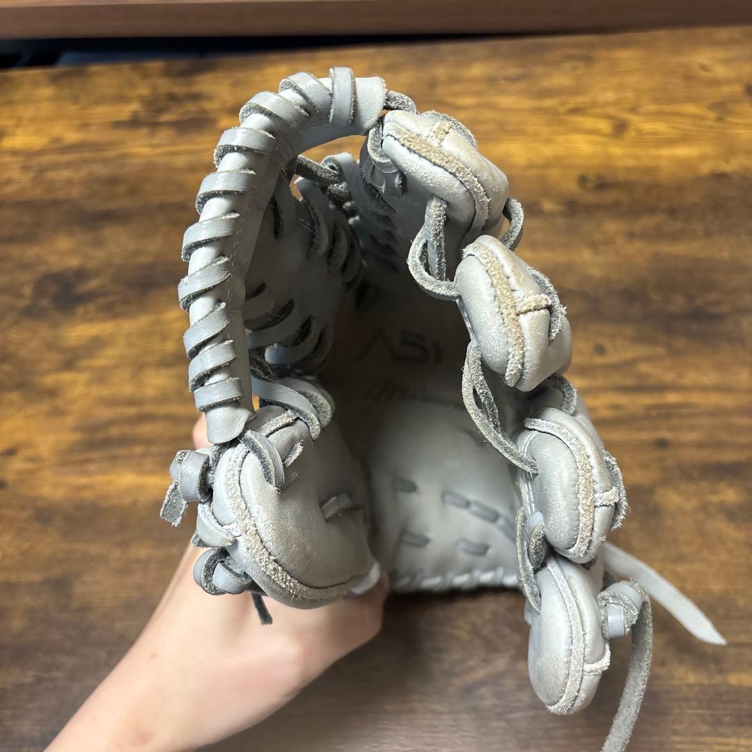 MizunoPro A51 軟式グローブ グレー 専用袋付き