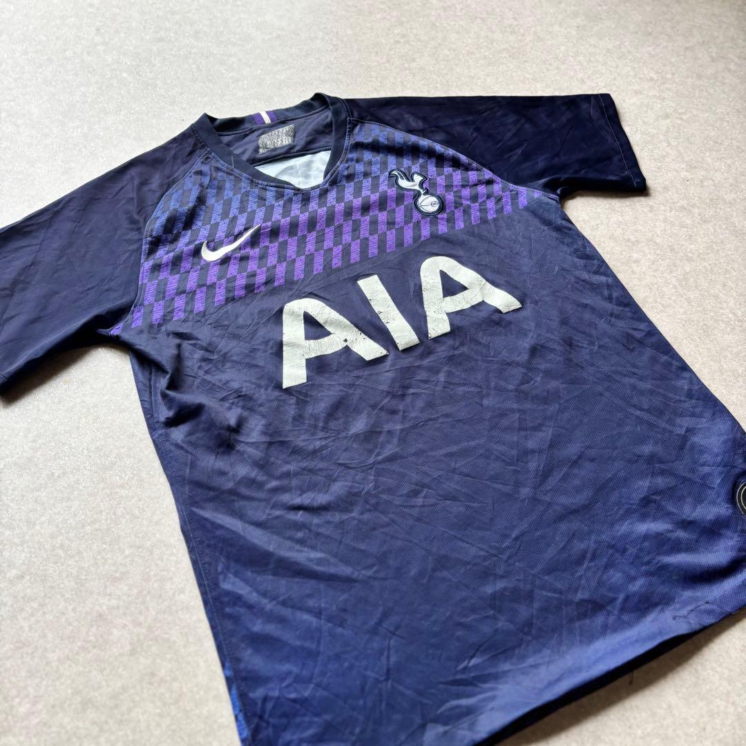 ナイキ トッテナム ホットスパー サッカーシャツ 古着 2019 ネイビー L