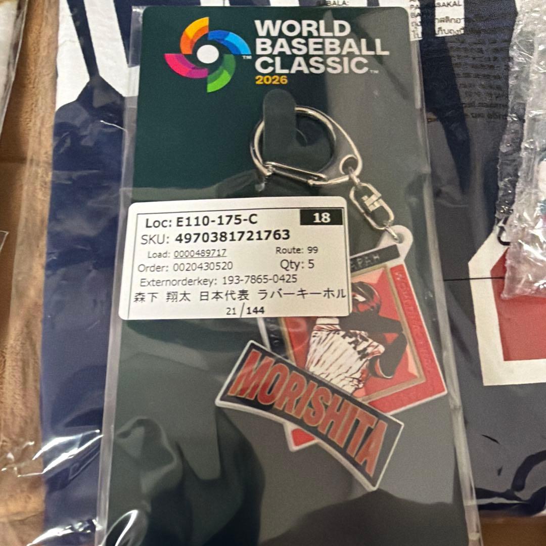 WBC 2026 記念Tシャツ、タオル、キーホルダーセット
