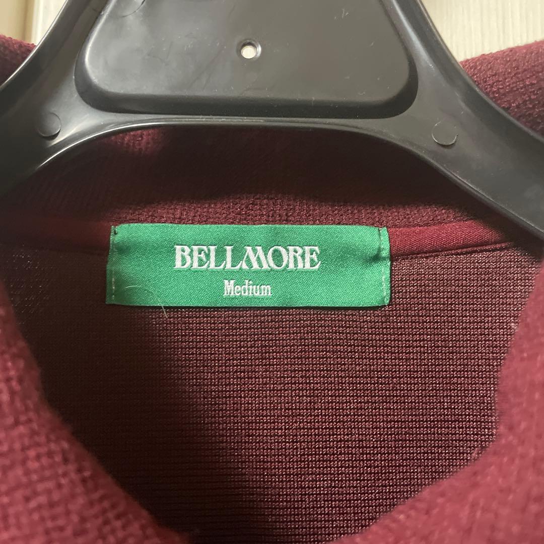 BELLMORE ゴルフ ポロシャツ メンズ ジッパー Mサイズ ベルモア