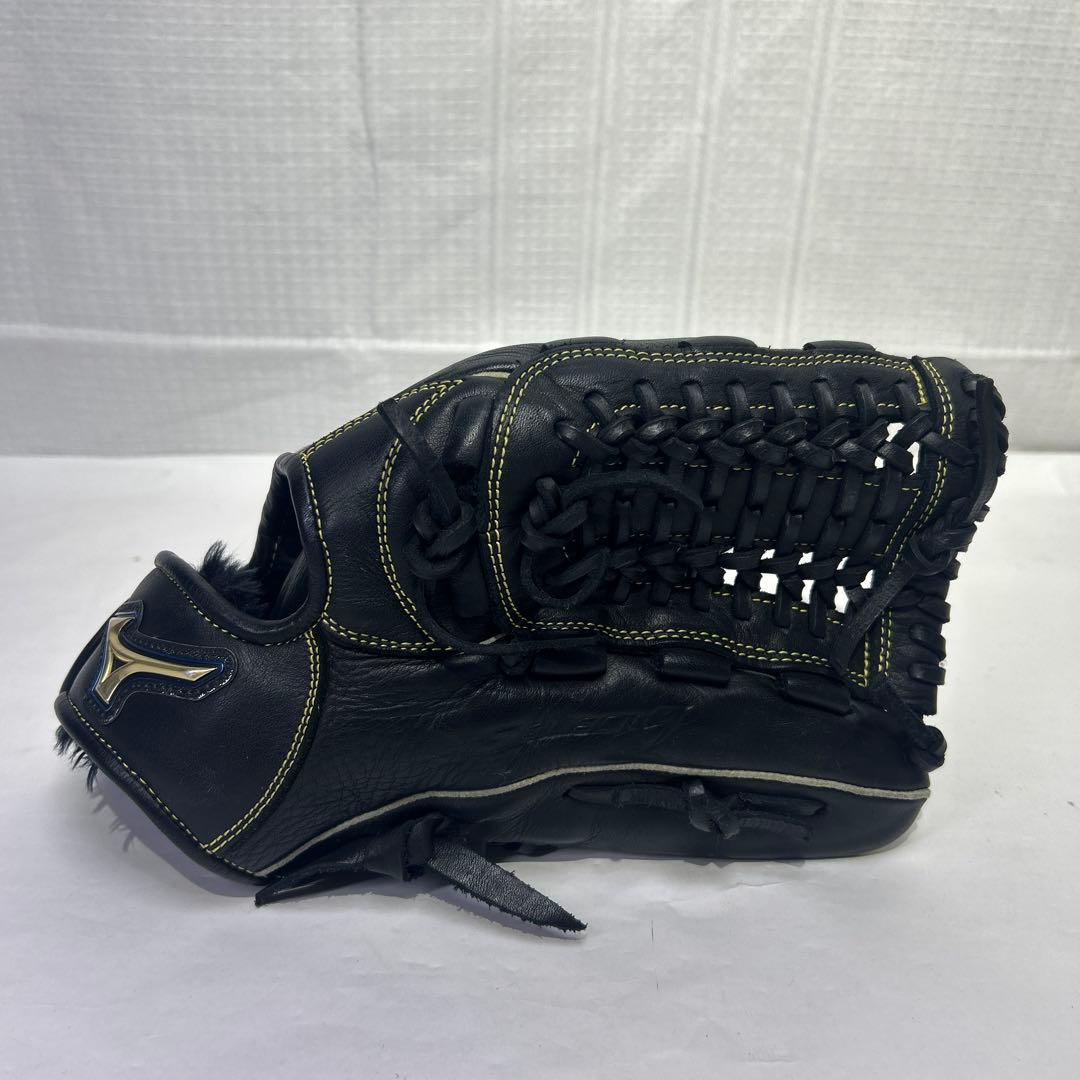 美品 Mizuno セレクト９ 軟式グローブ 黒 内野手用 サイズ9