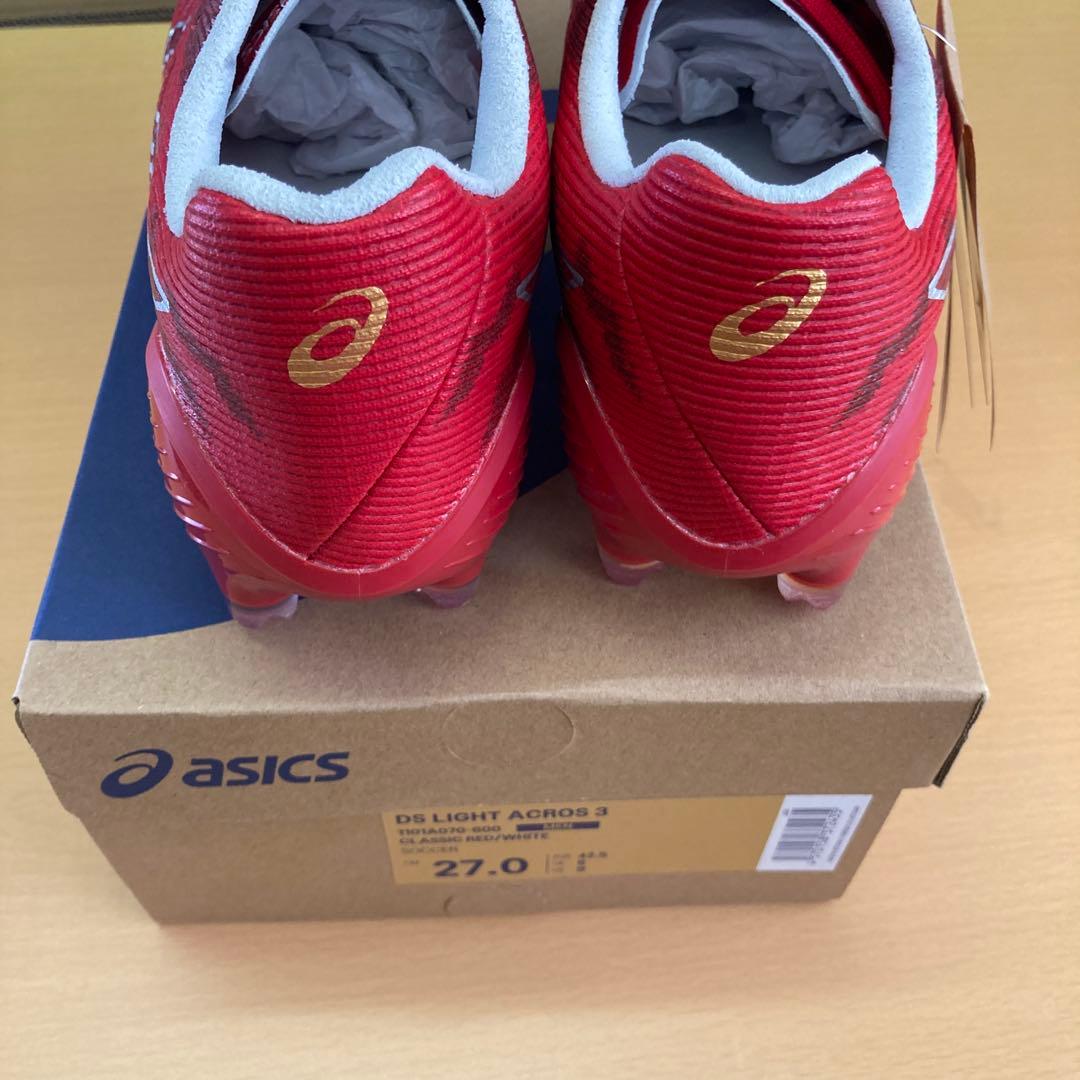 アシックス DSライト アクロス3 27cm サッカースパイク 新品